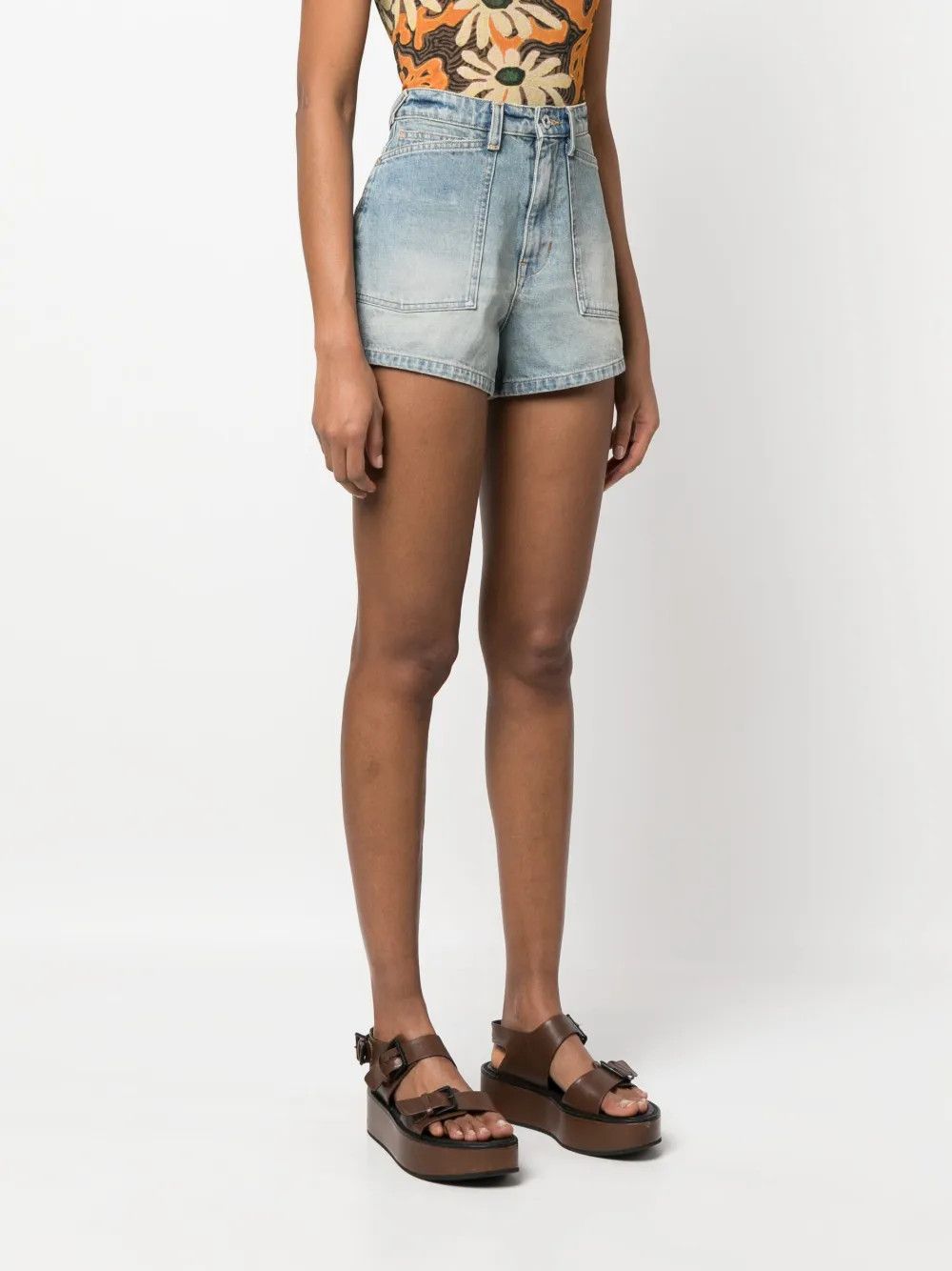 Kenzo o1y1025 Denim Short in Blue Size 26" / US 2 / IT 38 - 2 Thumbnail