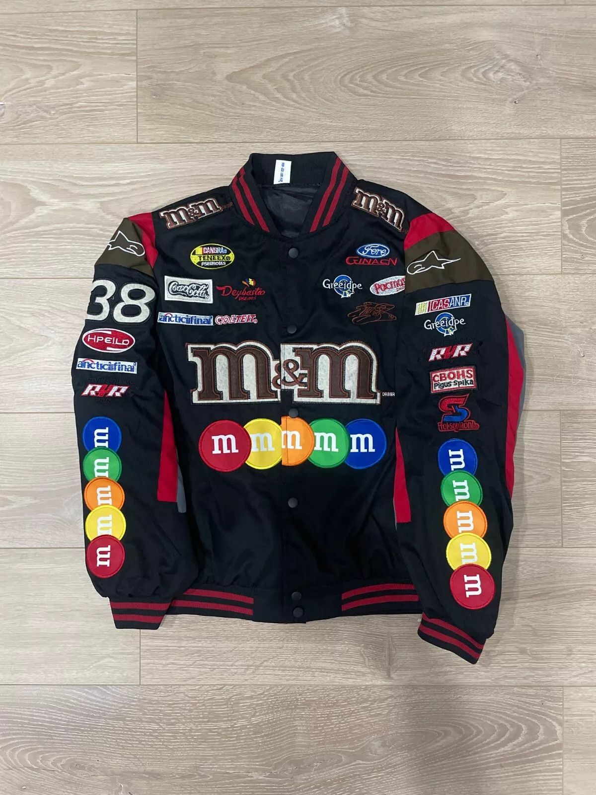 Jeff Hamilton × NASCAR × Vintage Jeff Hamilton M&M’s Nascar Jacket Size US L / EU 52-54 / 3 - 6 Thumbnail