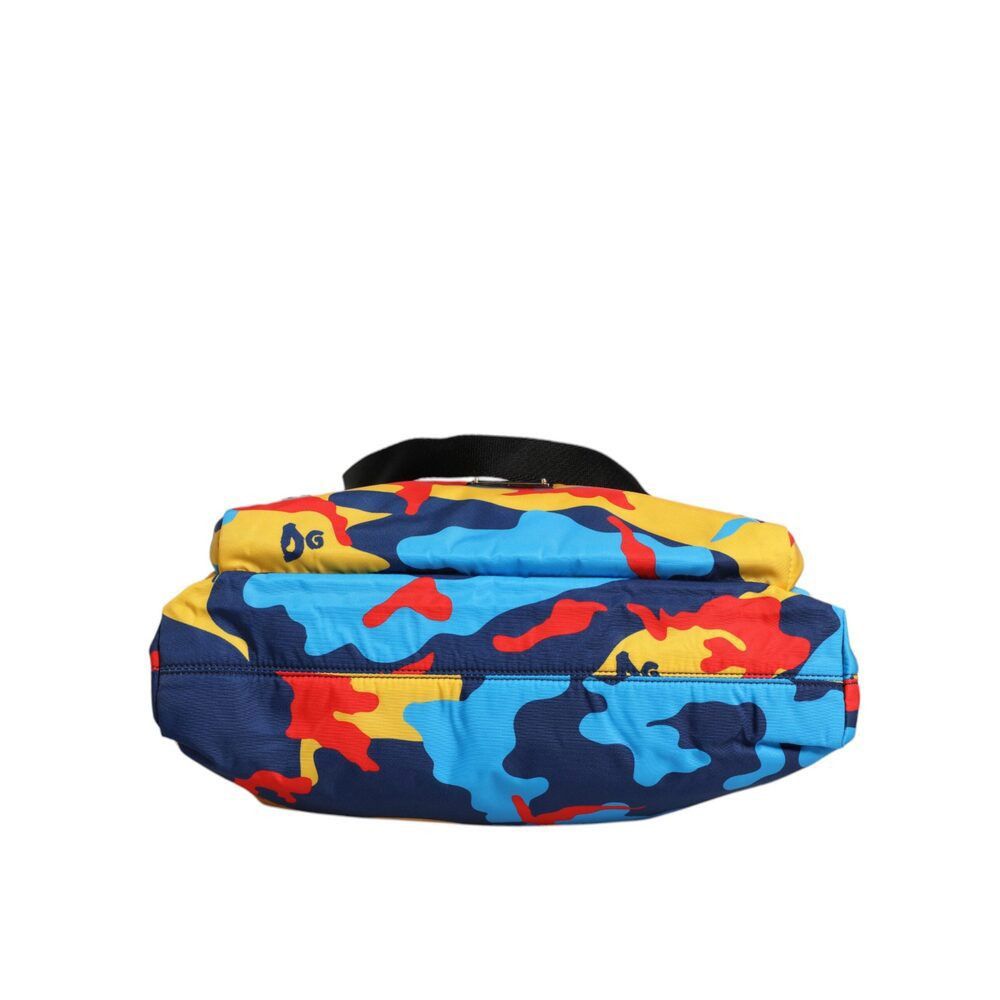 Dolce & Gabbana Dolce & Gabbana Multicolor Camouflage Nylon Shopping Tote Ba Size ONE SIZE - 6 Thumbnail