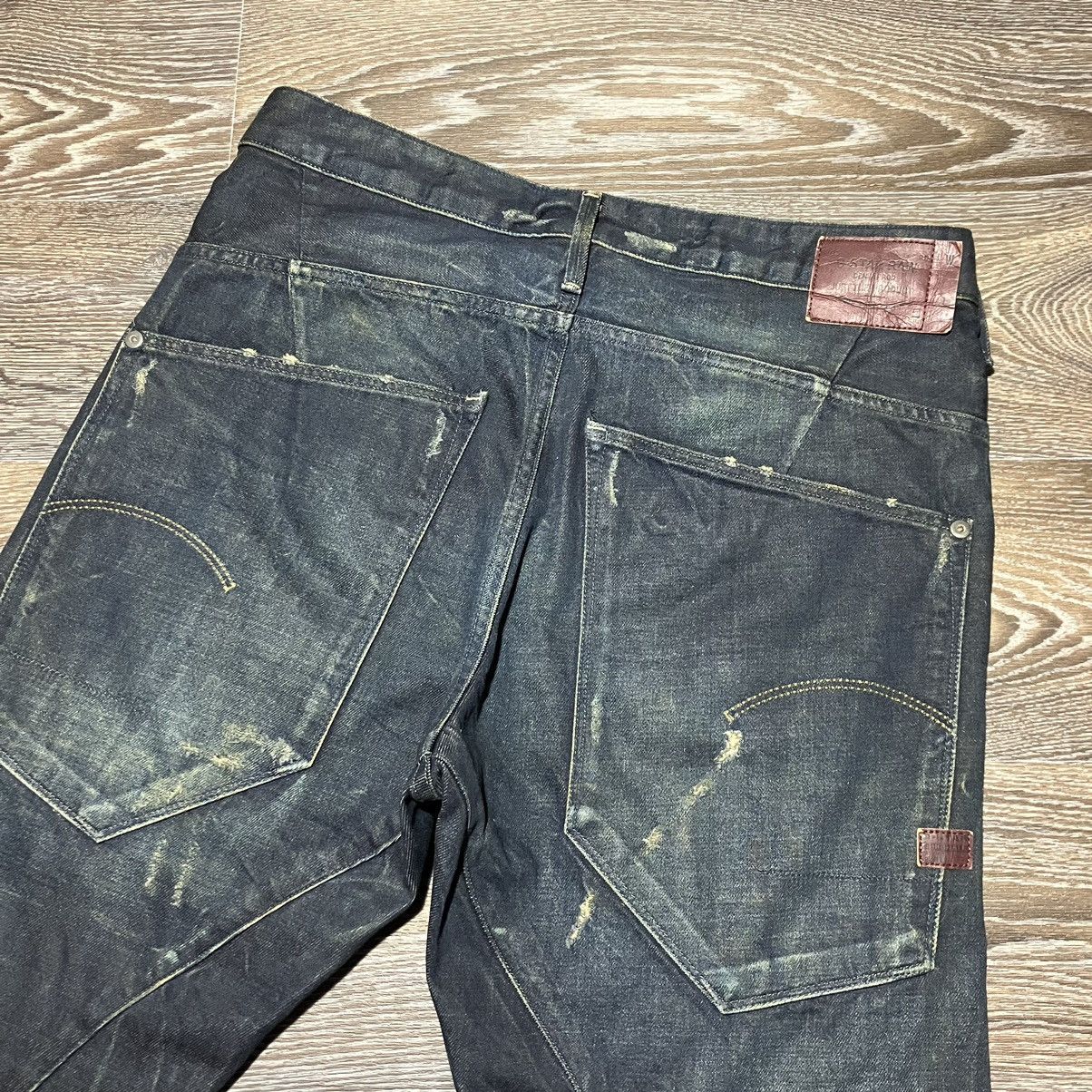 G-Star G-Star Raw Type C 3D Loose Tapered Dirty Blue Denim Jeans Size US 32 / EU 48 - 4 Thumbnail