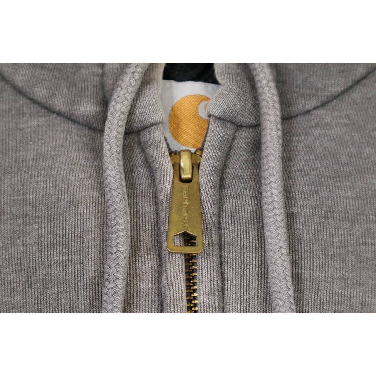 Carhartt Vintage Carhartt Men’s XL Full-Zip Hoodie Faded Gray Thermal Size US XL / EU 56 / 4 - 5 Thumbnail