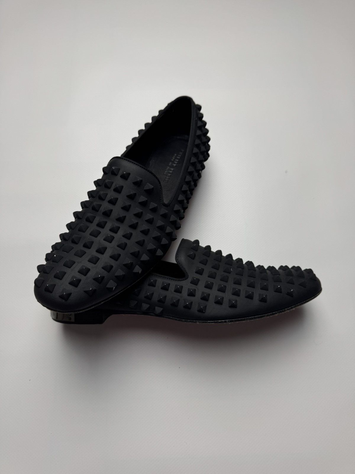 Philipp Plein Philipp Plein Spiked Studded Loafers - Black Matte Size US 8.5 / EU 41-42 - 4 Thumbnail