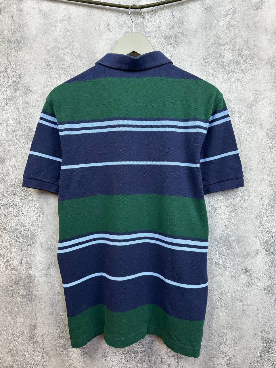 Fred Perry Fred Perry Striped Polo Shirt Navy / Green Cotton M8537 Size US L / EU 52-54 / 3 - 2 Thumbnail