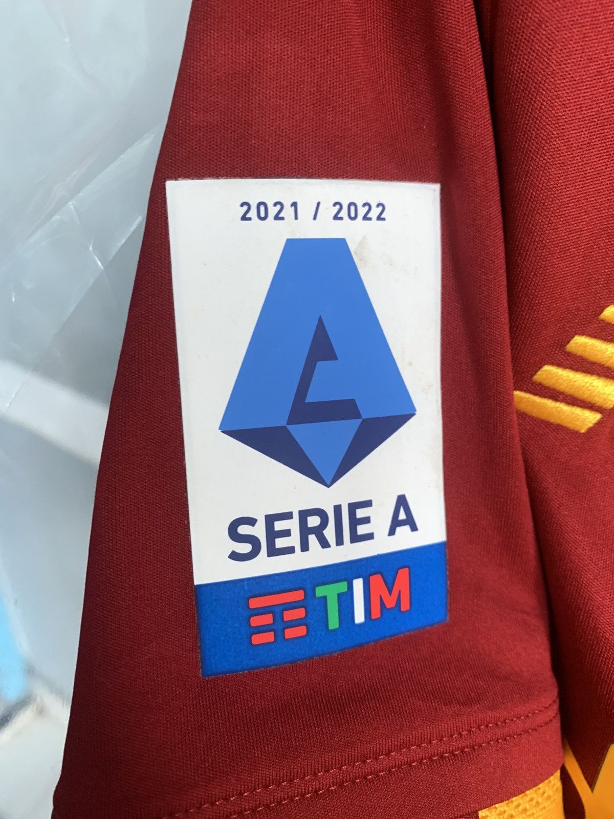 New Balance AS Roma Home 2021 Soccer Jersey Size US M / EU 48-50 / 2 - 5 Thumbnail