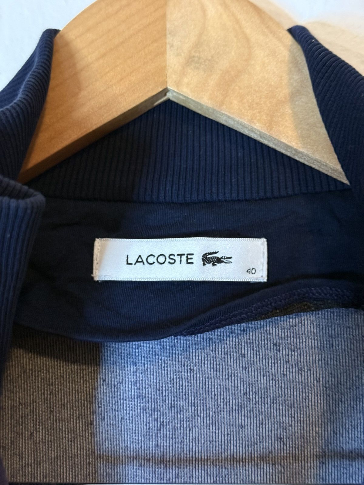 Lacoste Vintage Lacoste Velour Zip Sweatshirt / Track Top Size M / US 6-8 / IT 42-44 - 4 Thumbnail