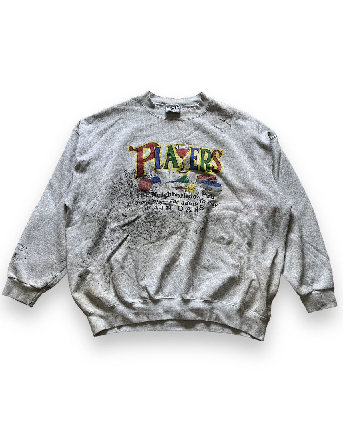 Lee Vintage 80s Dirty Lee Hoodie Players The Neighorhood Pub Size US XXL / EU 58 / 5 - 3 Thumbnail