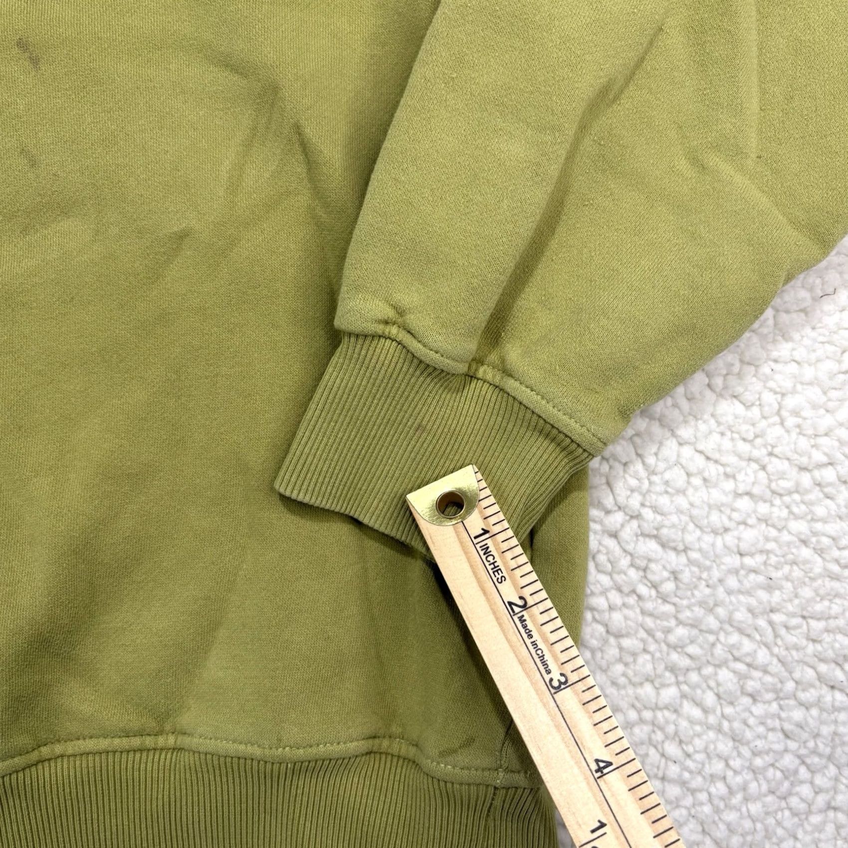 Vintage Essentials Fear Of God Sweatshirt Mens M Green Pullover Crewneck Flaws Size US M / EU 48-50 / 2 - 5 Thumbnail