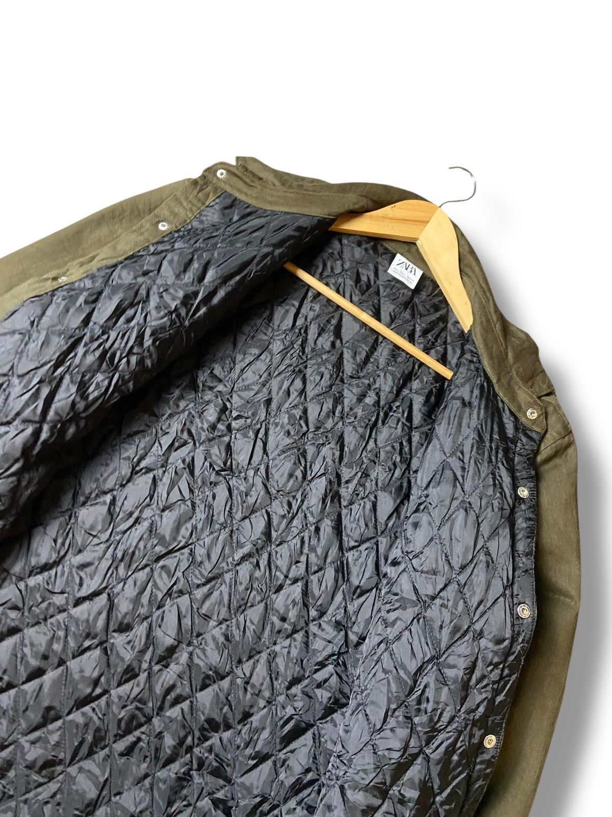 Designer × Vintage × Zara ZARA Military Style Double Pocket Jacket (125) Size US L / EU 52-54 / 3 - 3 Thumbnail