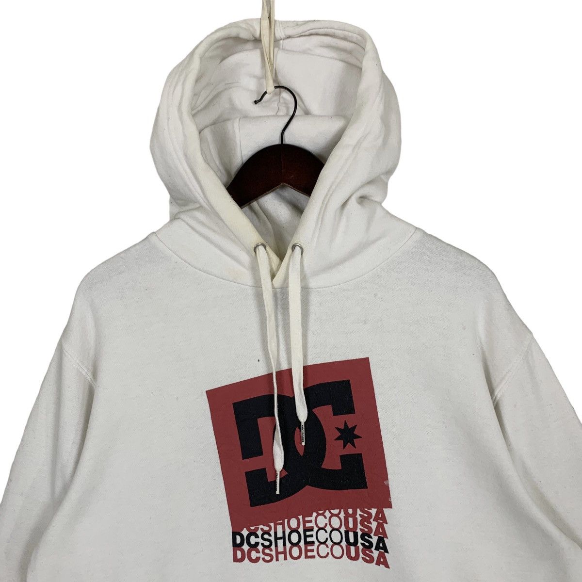 DC Vintage Y2K Dc Shoes Usa Big Logo Pullover Hoodie Size L Size US L / EU 52-54 / 3 - 2 Thumbnail