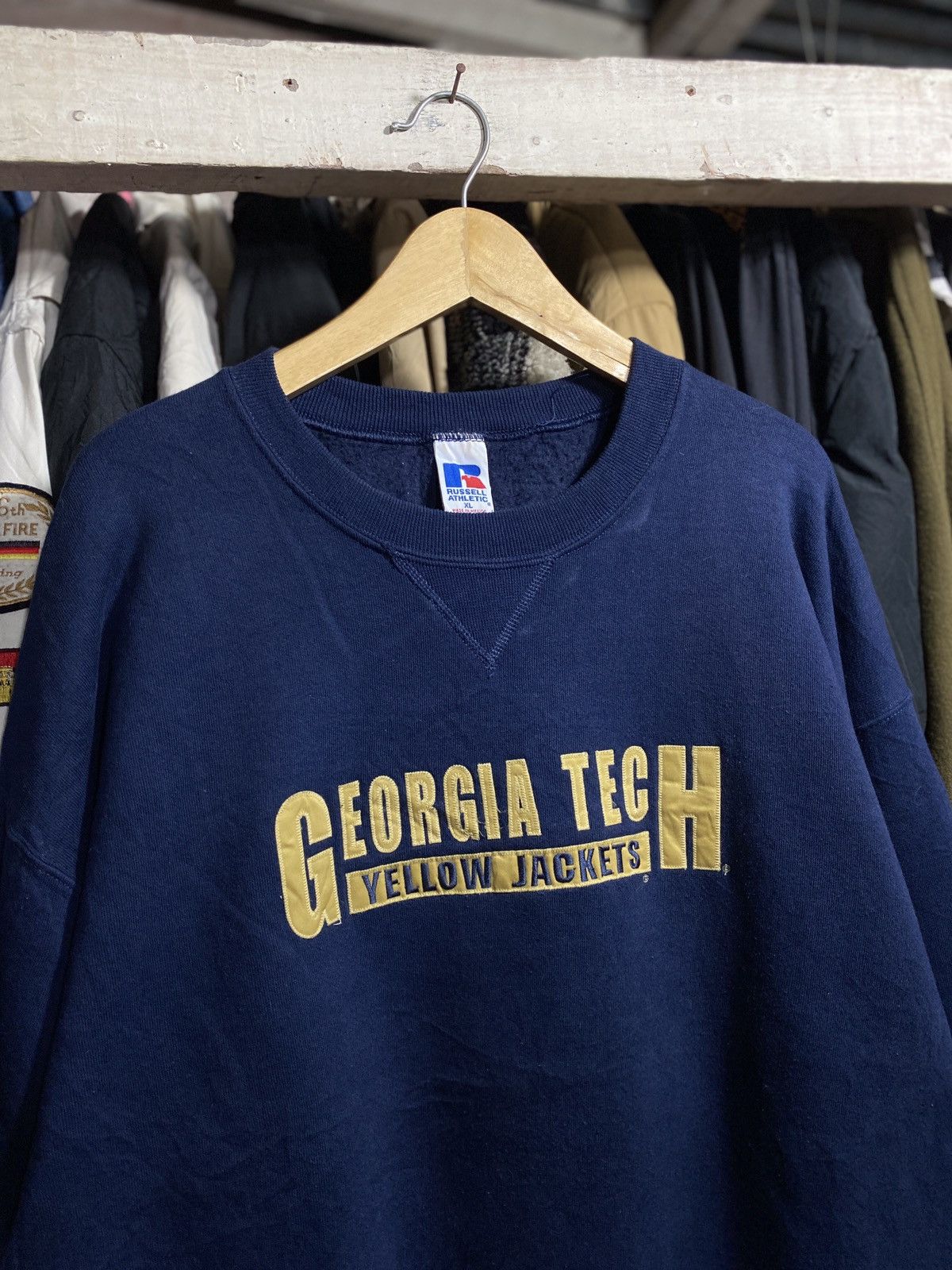 Russell Athletic × Vintage Vintage Russel Athletic Georgia Tech Size US XL / EU 56 / 4 - 1 Thumbnail