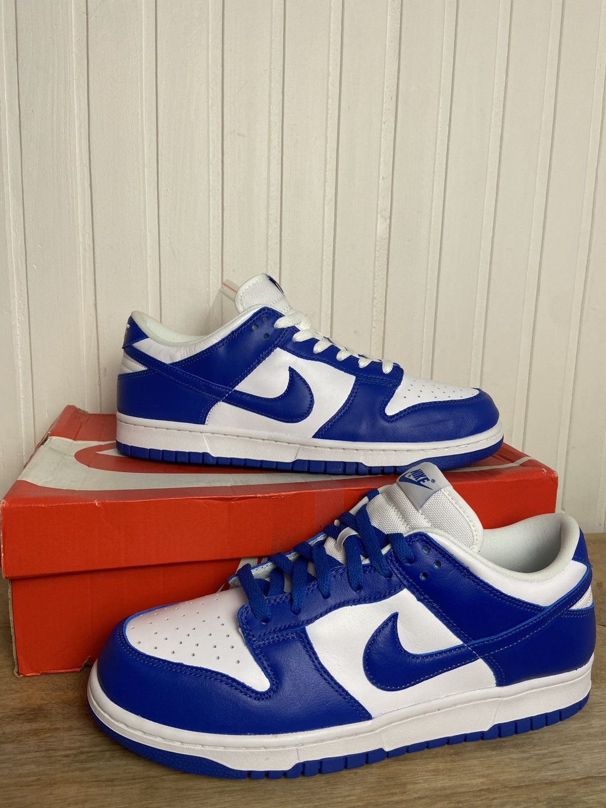 Nike New Nike Dunk Low SP "Kentucky" Size 10,5US Blue Size US 10.5 / EU 43-44 - 10 Thumbnail