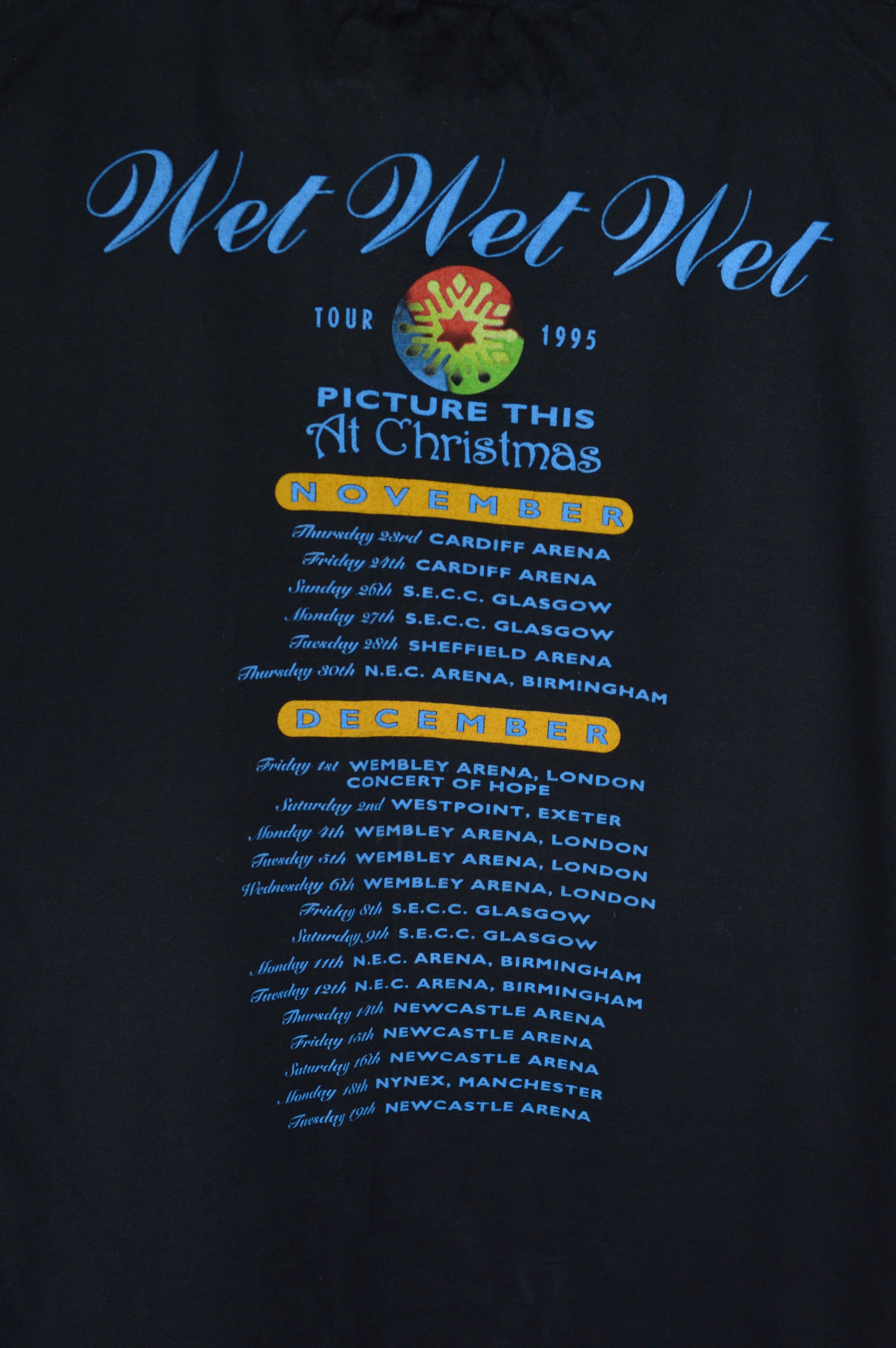 Vintage Vintage Wet Wet Wet Picture This 1995 tour t shirt Size US L / EU 52-54 / 3 - 5 Thumbnail