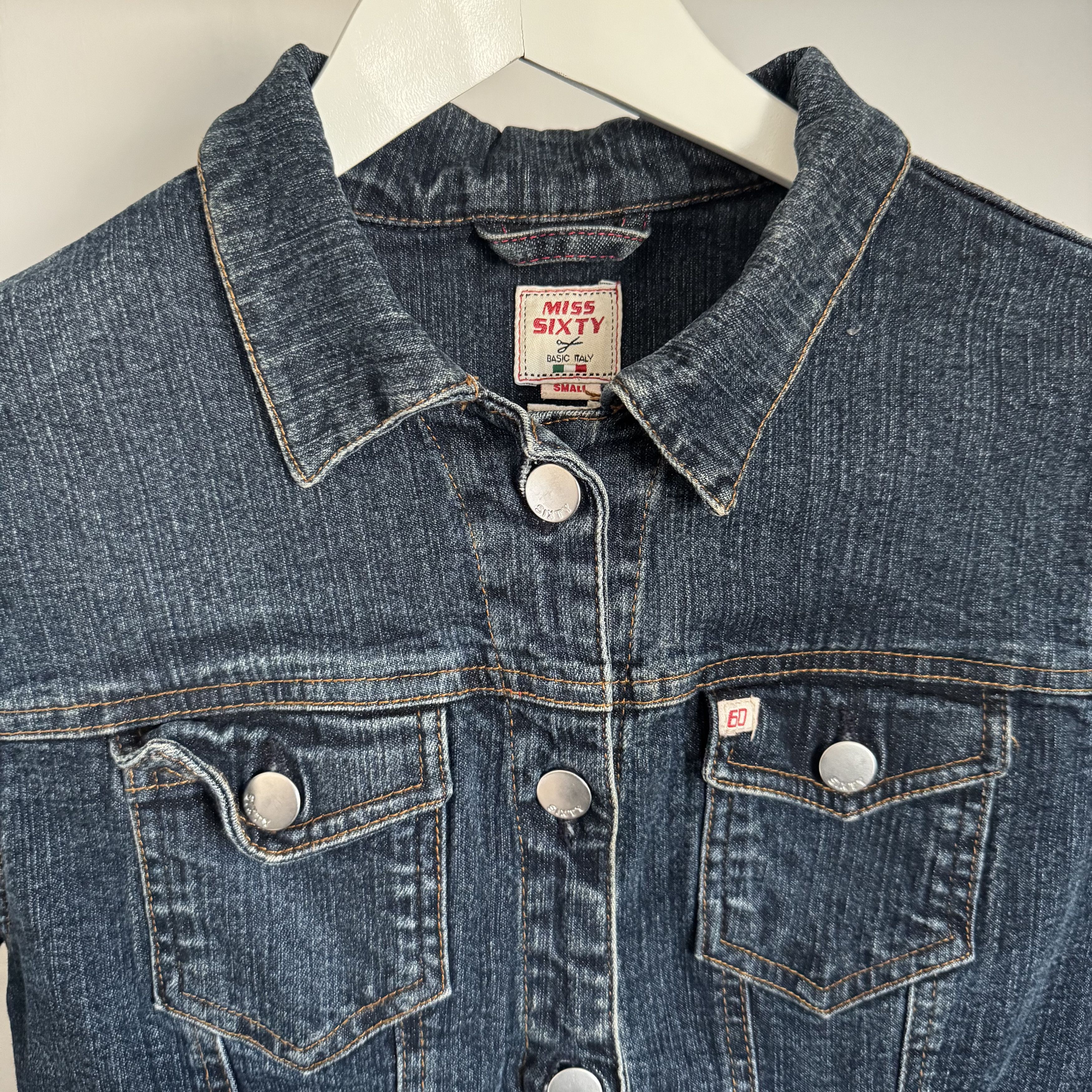 Miss Sixty MISS SIXTY Style Brink Denim Jeans Italy Jacket Y2K Size S Size S / US 4 / IT 40 - 7 Thumbnail