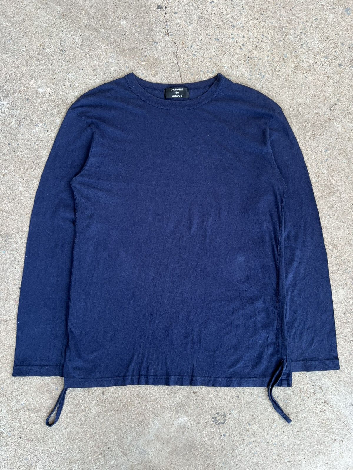 Issey Miyake Cabane de Zucca by Issey Miyake Long Sleeve Tee Size US S / EU 44-46 / 1 - 1 Thumbnail