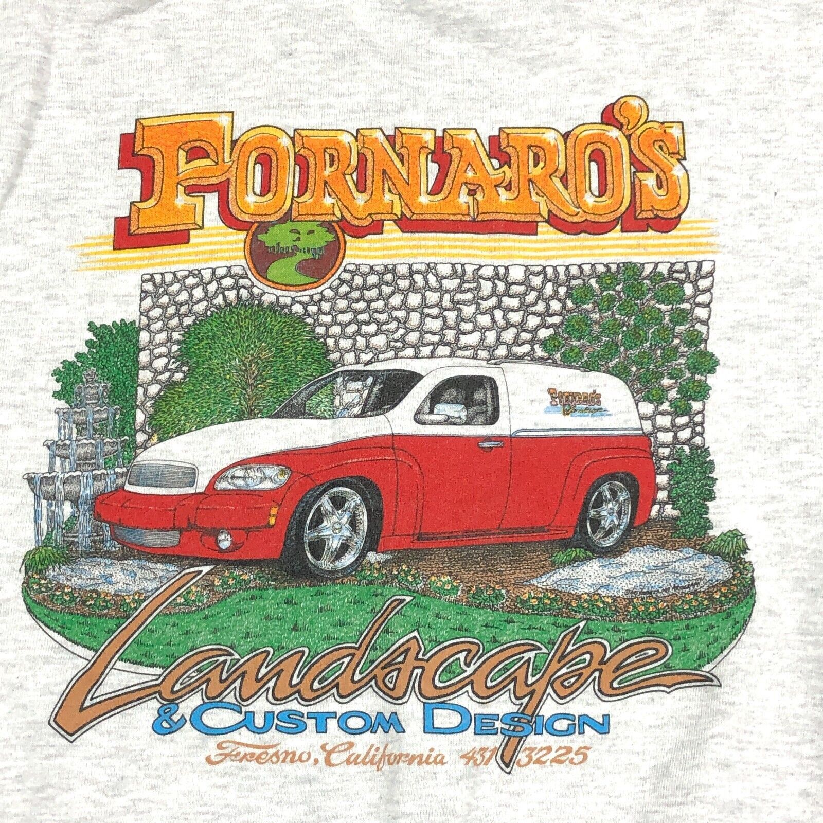 Vintage Fernandos Landscape Fresno Car Art Crewneck Sweater Size US S / EU 44-46 / 1 - 2 Thumbnail
