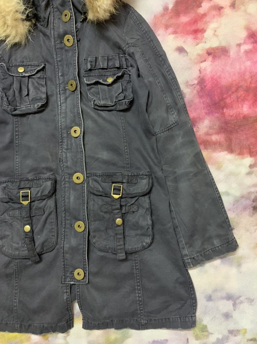 Hysteric Glamour Japanese Brand Unknown Parkas Faux Fur Hoodie Size US S / EU 44-46 / 1 - 3 Thumbnail