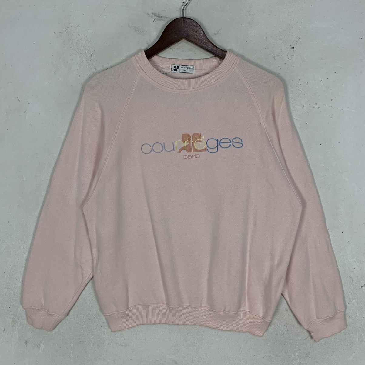 Courreges Vintage Courreges Paris&Co Luxury JapaneseBrand Sweatshirt Size M / US 6-8 / IT 42-44 - 2 Thumbnail