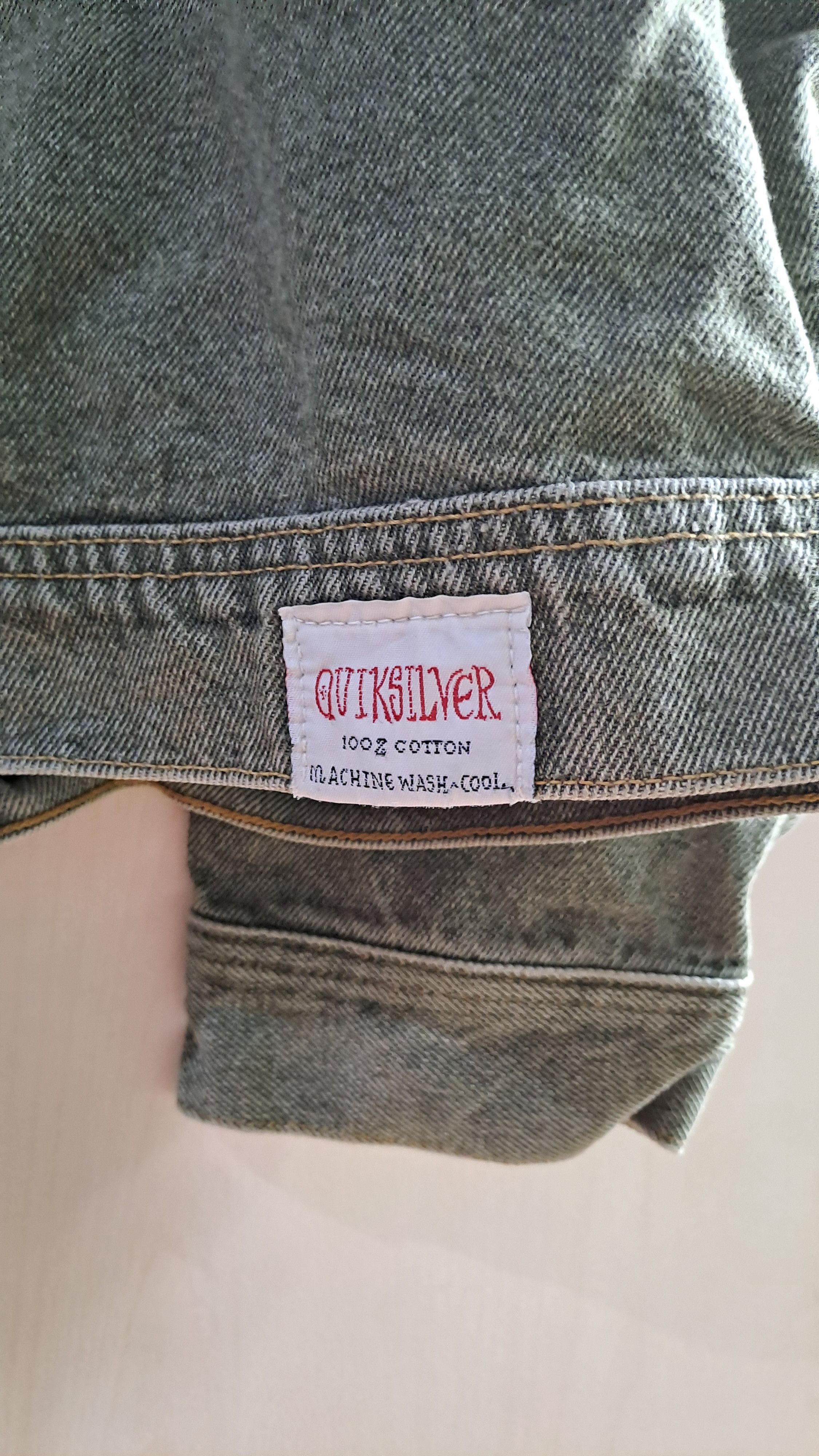 Quiksilver Vintage Quiksilever Salt Water Denim Trucket Size US XL / EU 56 / 4 - 10 Thumbnail