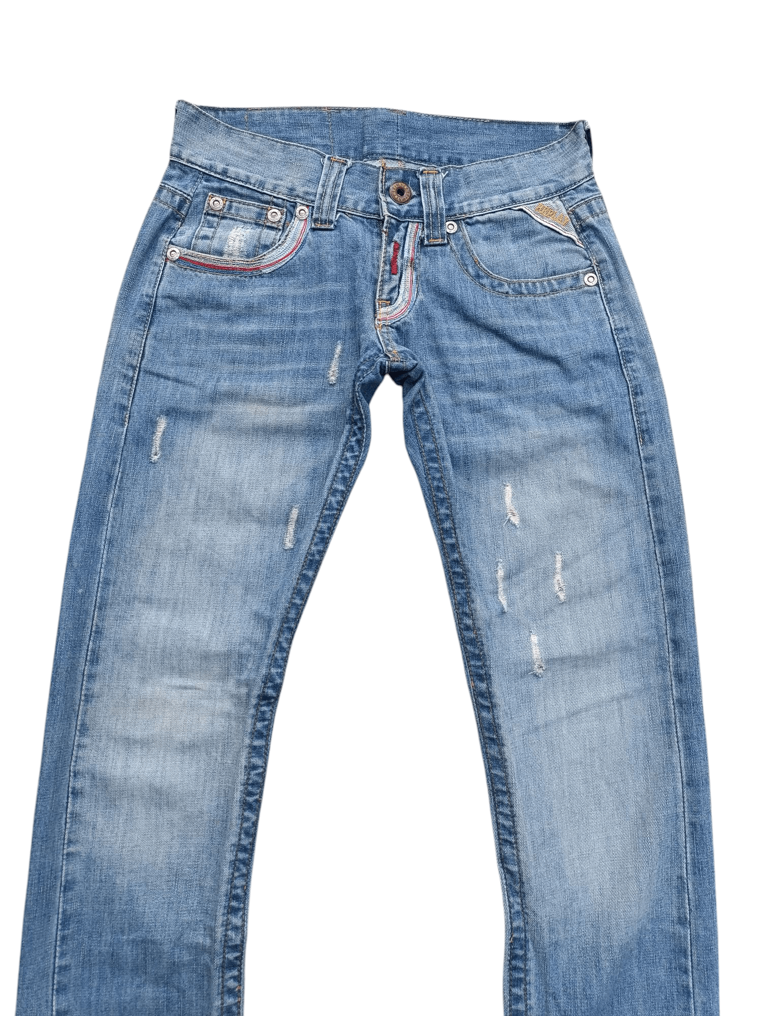 Replay × Vintage vintage replay distressed denim Size US 28 / EU 44 - 2 Thumbnail