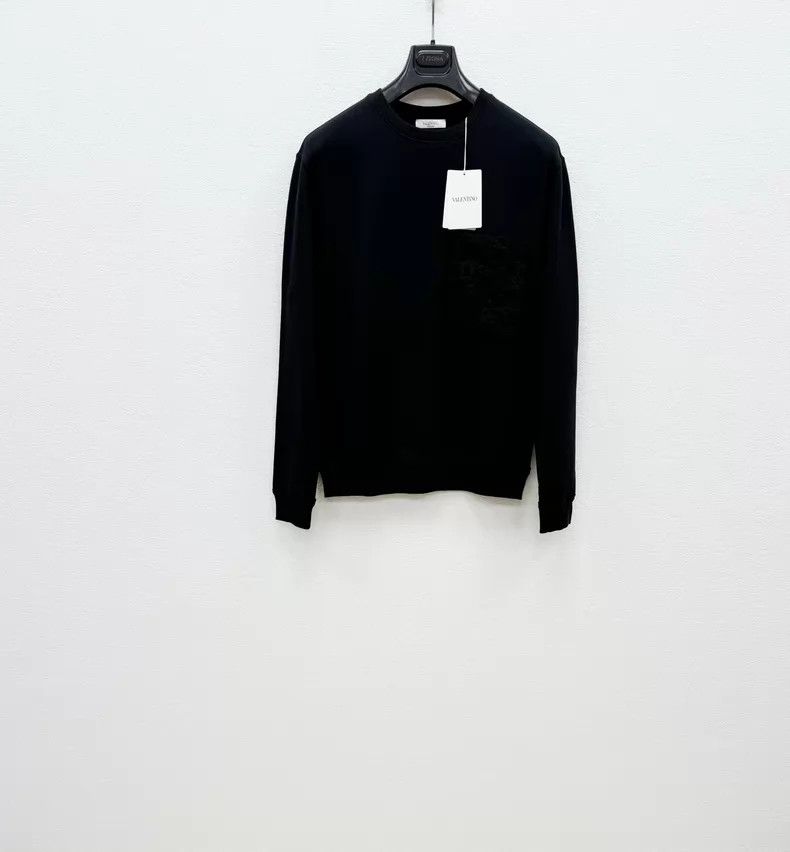 Valentino Valentino Woven pocket sweatshirt Size S / US 4 / IT 40 - 1 Thumbnail