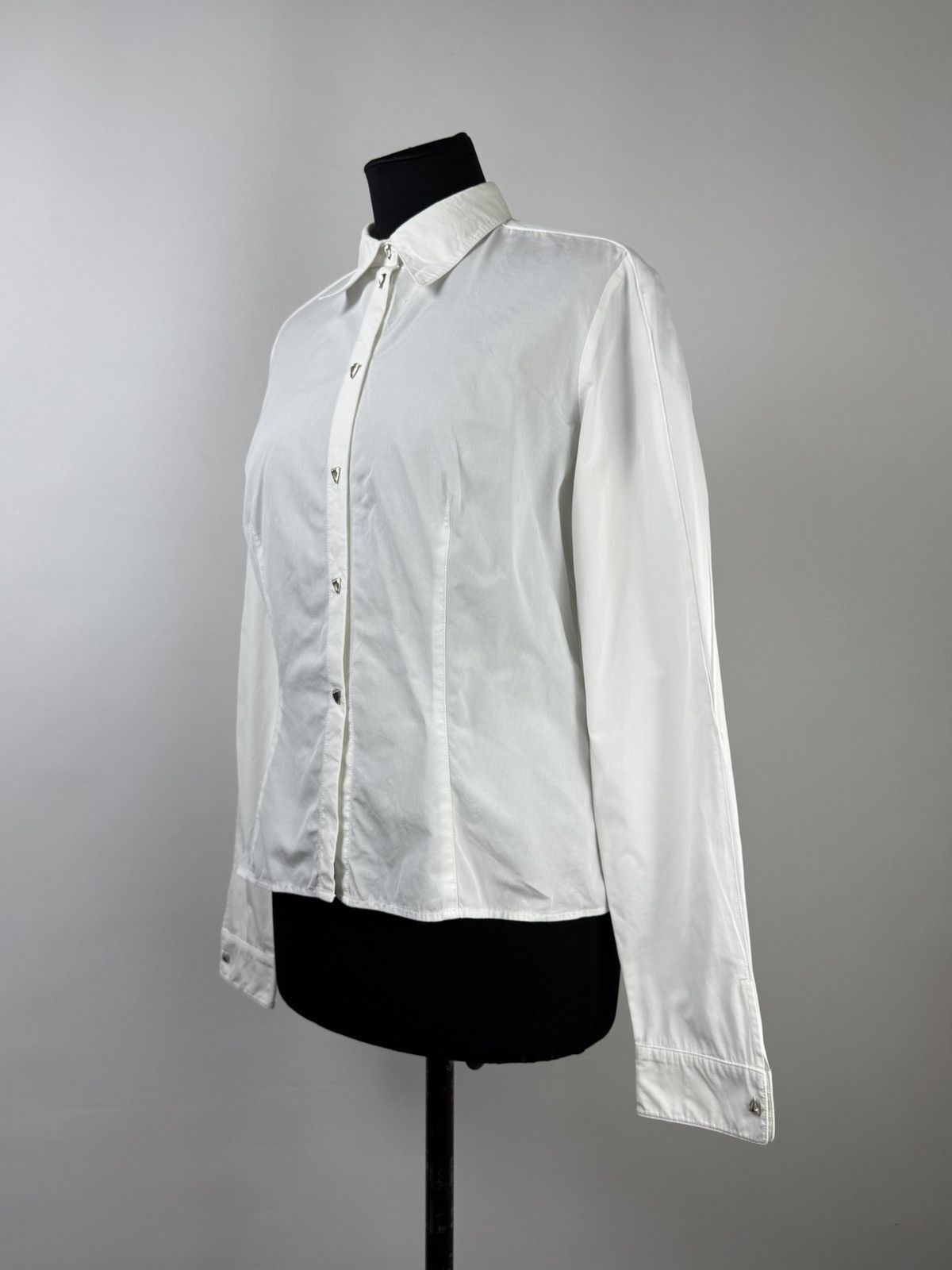 Mugler Mugler VNTG Button Logo Star Logo Y2K Shirt Size L / US 10 / IT 46 - 6 Thumbnail