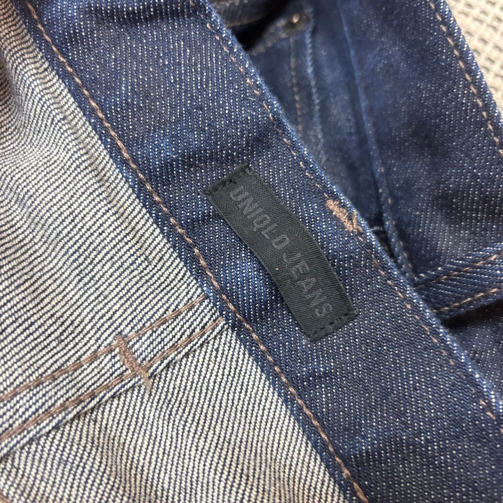 Uniqlo Uniqlo Kaihara Selvedge Slim Straight Mid Rise Jeans 29x32 Size US 29 - 7 Thumbnail