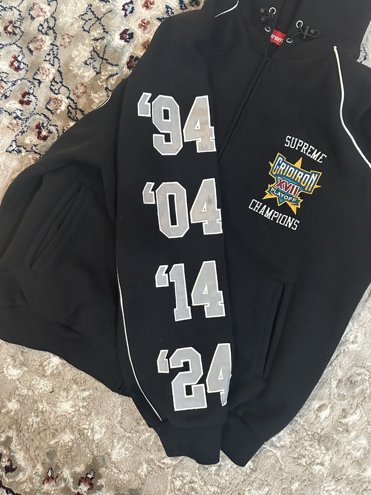 Supreme Playoffs Zip Up Hooded Sweatshirt Size US M / EU 48-50 / 2 - 4 Thumbnail