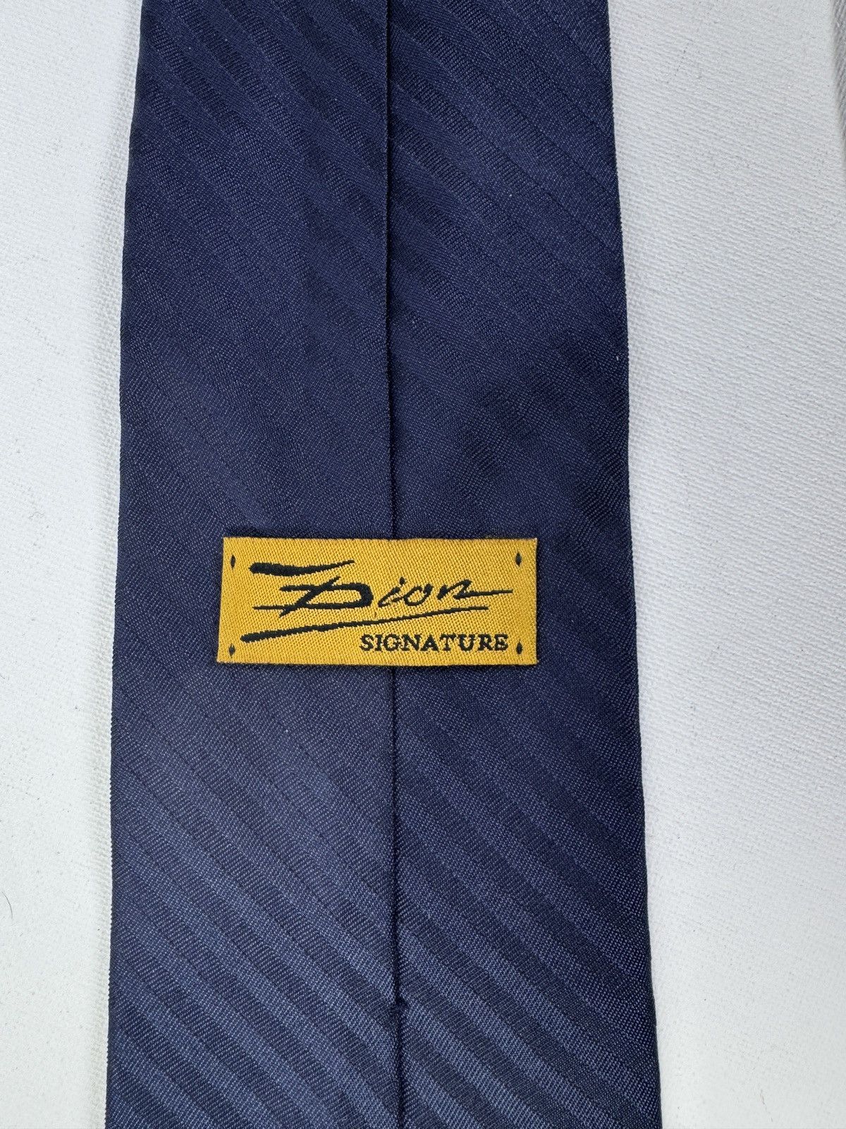 Dior Dior Signature Dark Navy Blue Silk 100% Size ONE SIZE - 4 Thumbnail