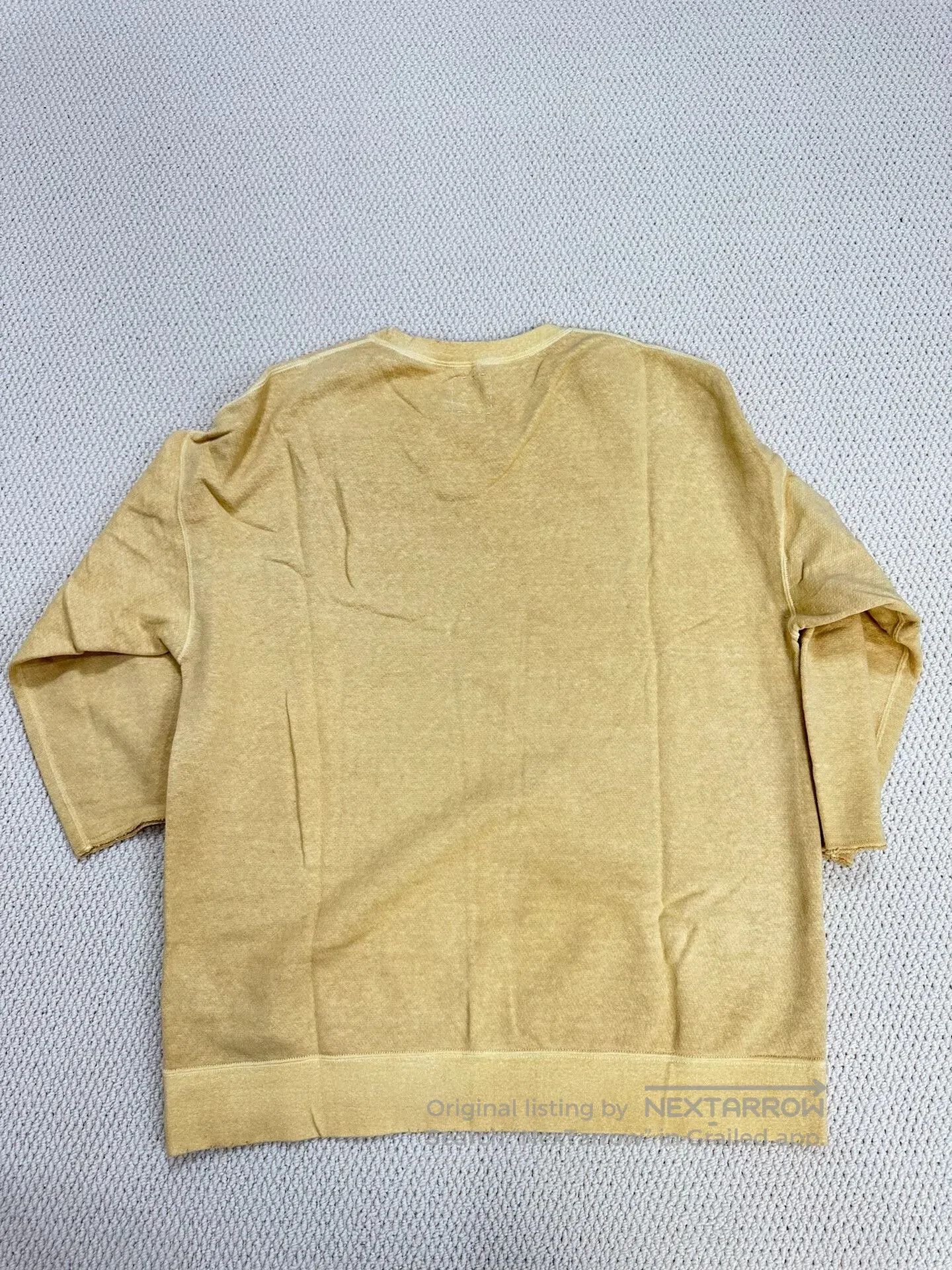 Visvim visvim rare yellow 7-sleeve sweatshirt. Size US S / EU 44-46 / 1 - 4 Thumbnail