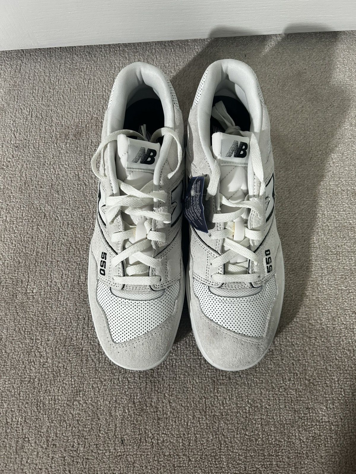 New Balance New Balance 550 White/Gray Size US 10.5 / EU 43-44 - 4 Thumbnail