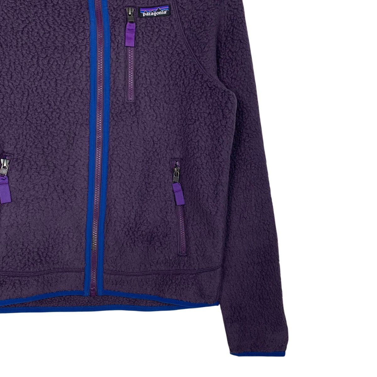 Patagonia PATAGONIA Deep Pile Purple Fleece Jacket #2475-C111 Size US XXS / EU 40 - 6 Thumbnail