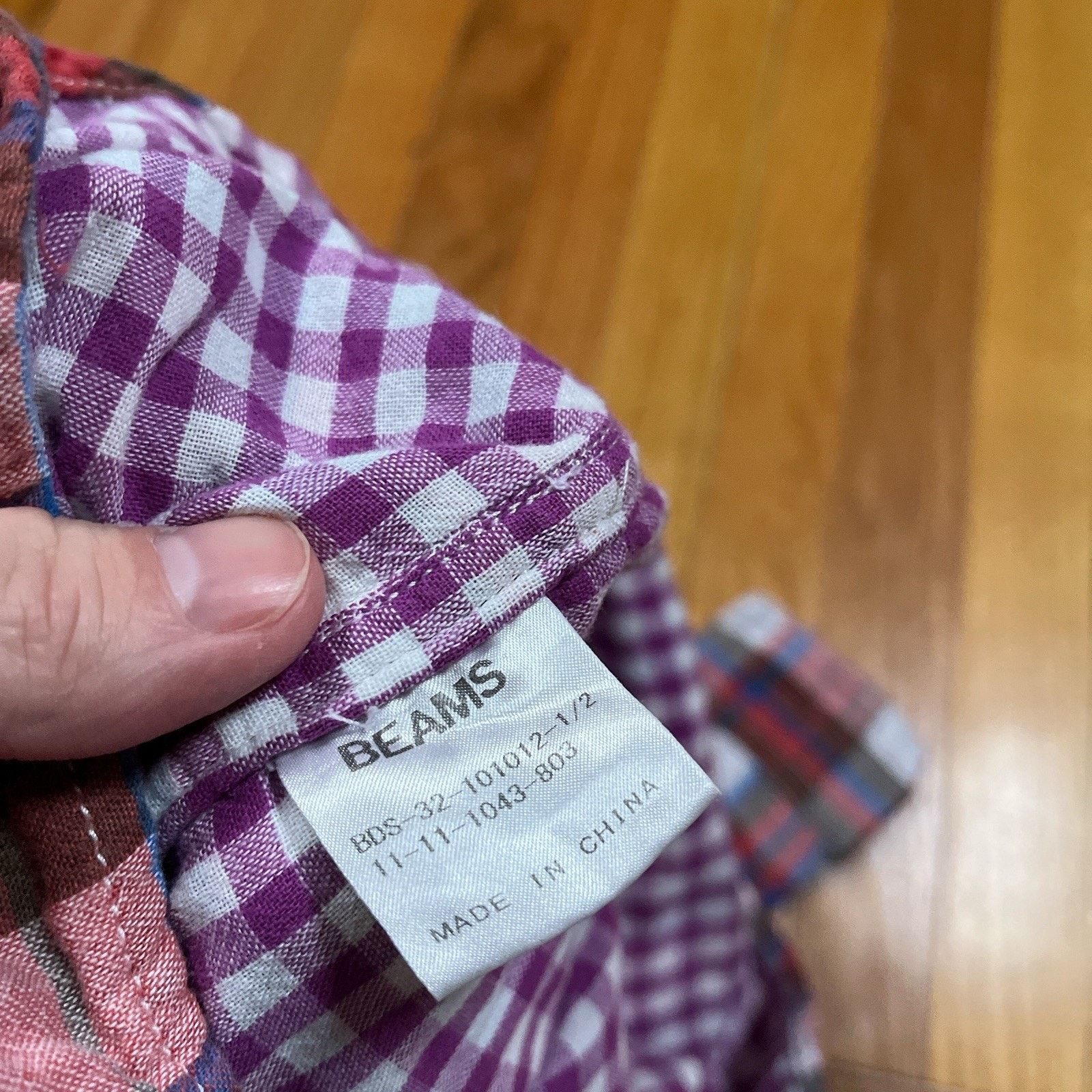 Beams Japan Beams Workclothing Americana Flannel Plaid Gingham Interior Size US M / EU 48-50 / 2 - 10 Thumbnail