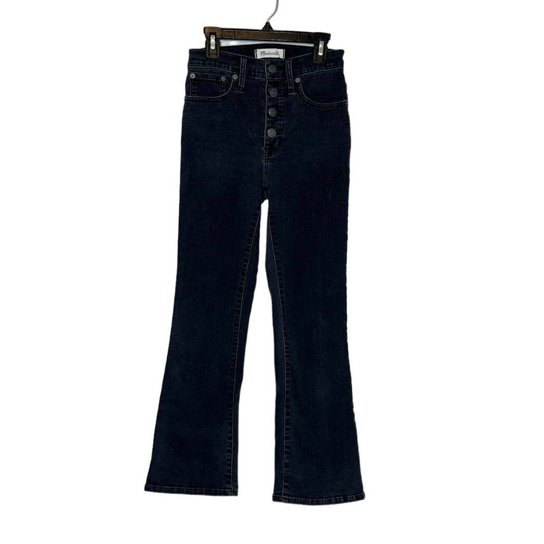 Madewell Madewell black cali demi boot buttoned stretch jeans size 24 Size 24" / US 00 / IT 34 - 9 Thumbnail
