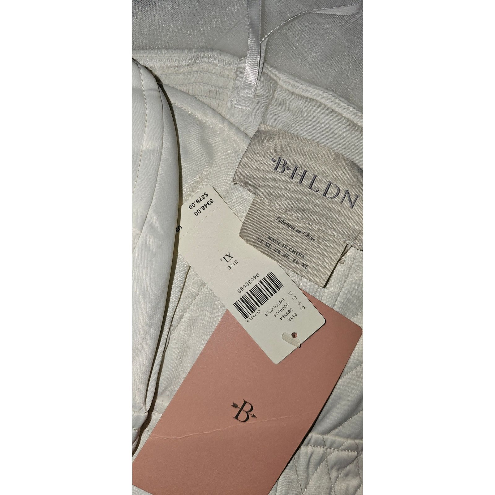 Anthropologie NWT BHLDN Strapless A-Line Satin Tulle-Skirt Midi Dress $348 Size XL / US 12-14 / IT 48-50 - 7 Thumbnail