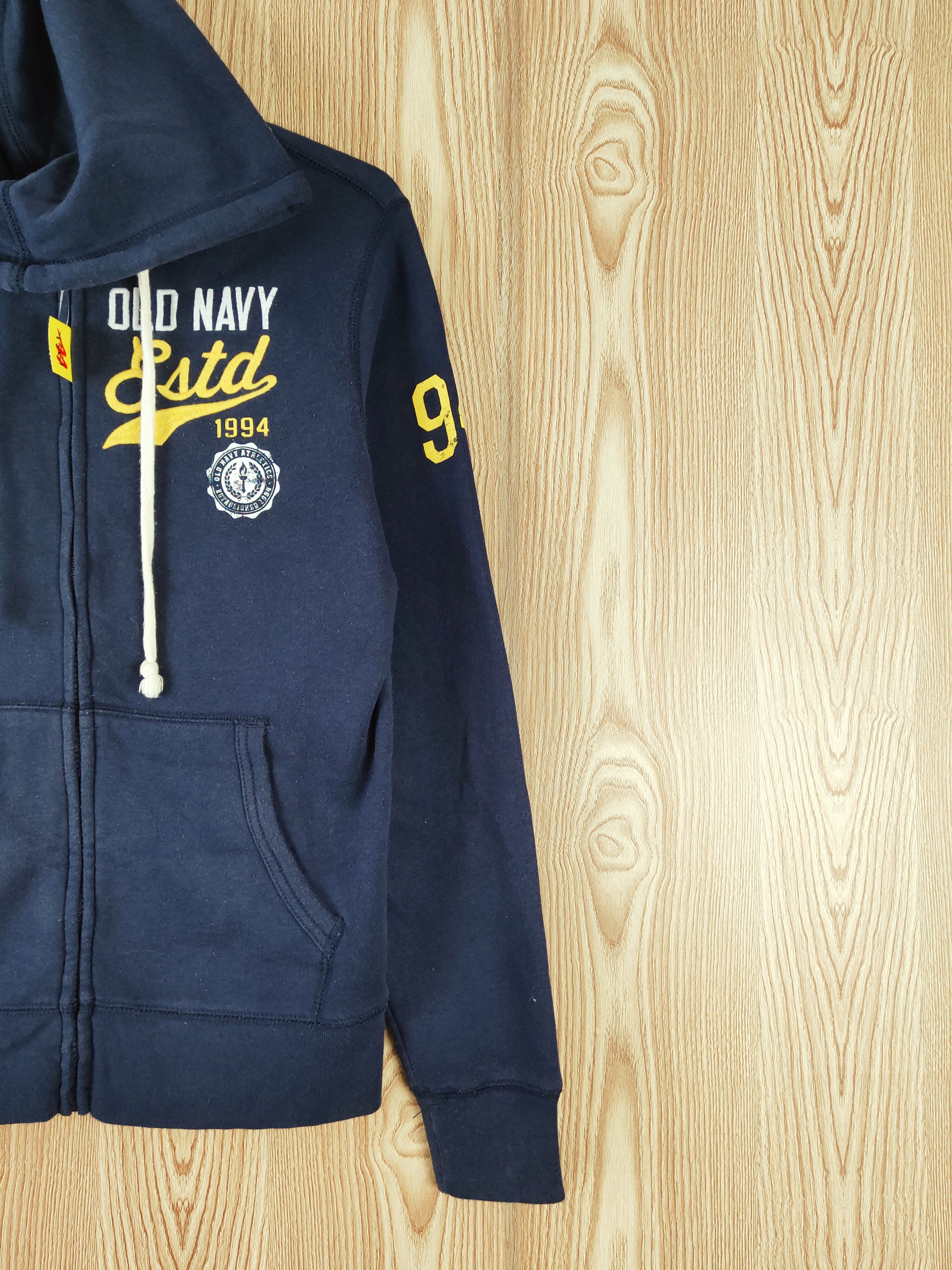 Japanese Brand Old Navy Dark Blue Hoodie Sweaters #W421 Size US XS / EU 42 / 0 - 7 Thumbnail