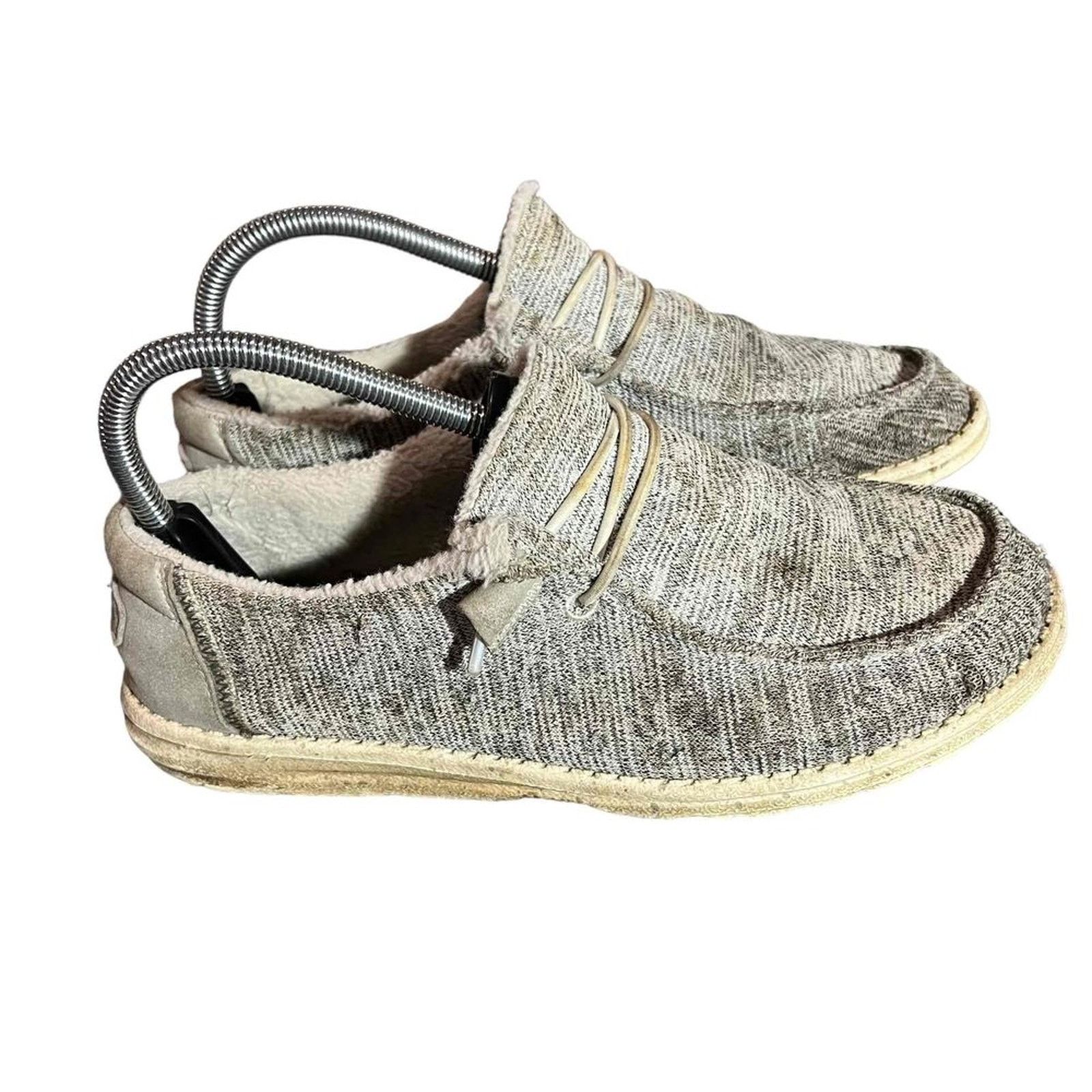 & Other Stories Hey Dude Wendy Stretch Fog Slip on Casual Shoes Size US 9 / IT 39 - 7 Thumbnail