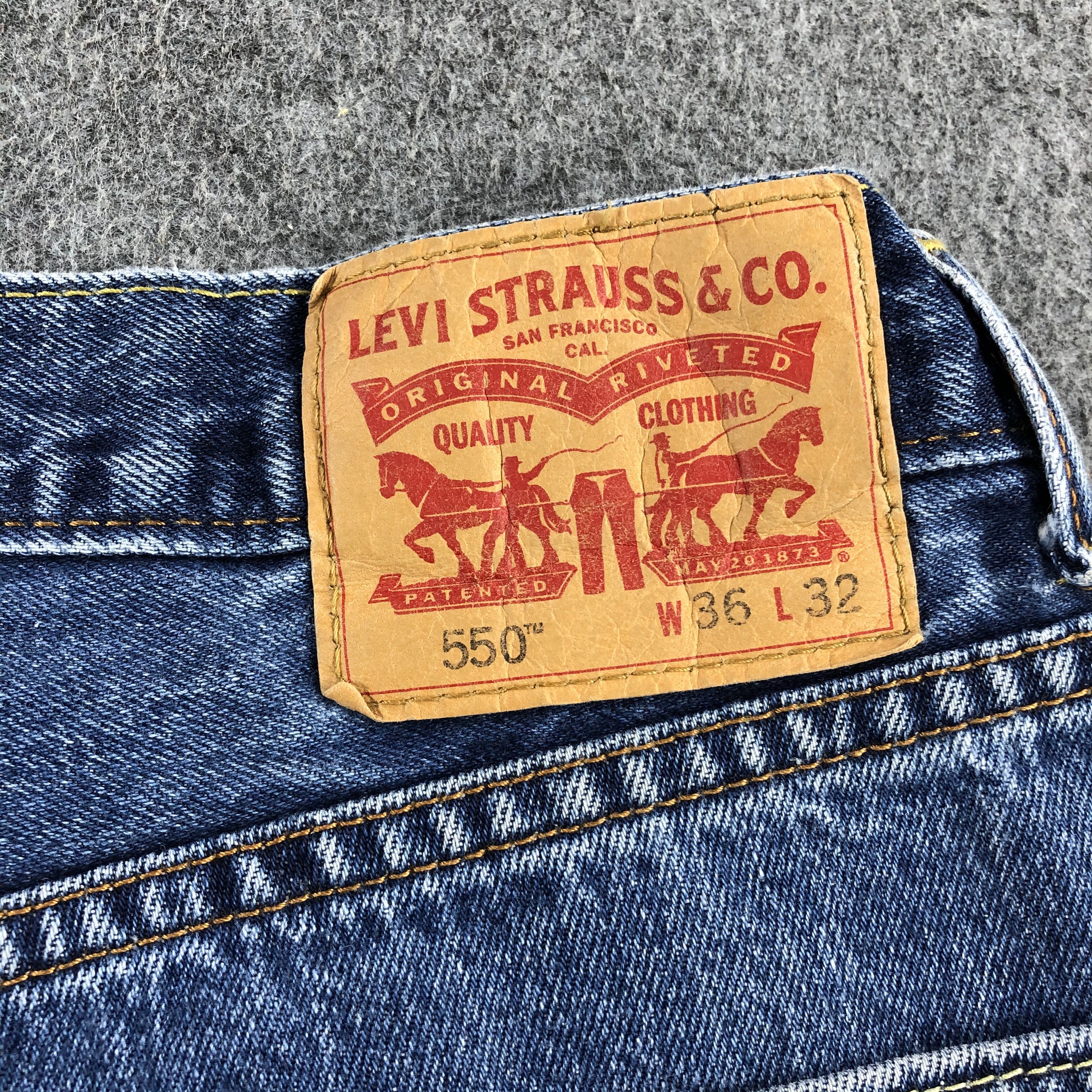 Levi's Vintage Blue Wash Levis 550 Jeans-J2085 Size US 34 / EU 50 - 5 Thumbnail