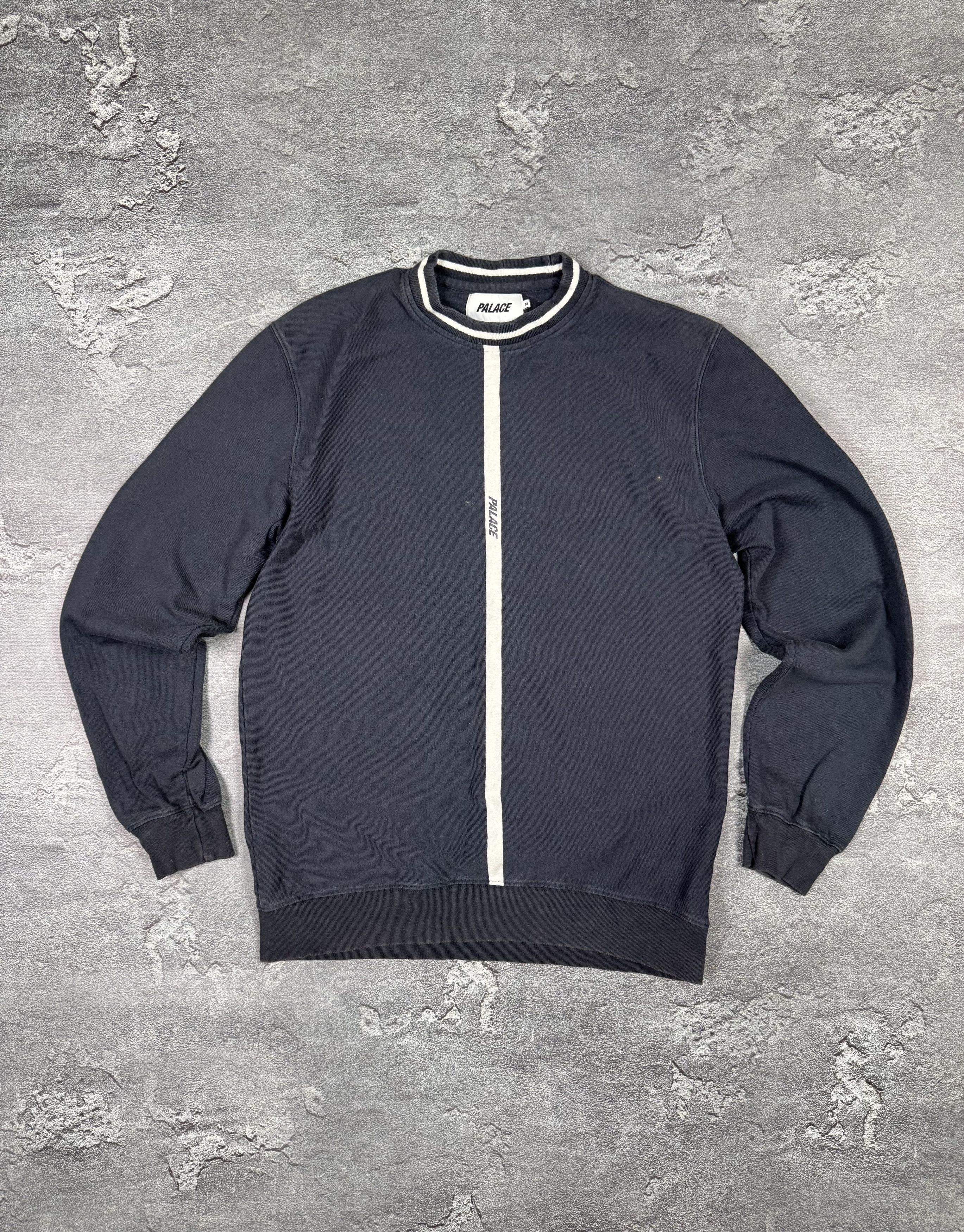 Palace × Streetwear Palace Pro Team 02 Crew Black Sweatshirt Size