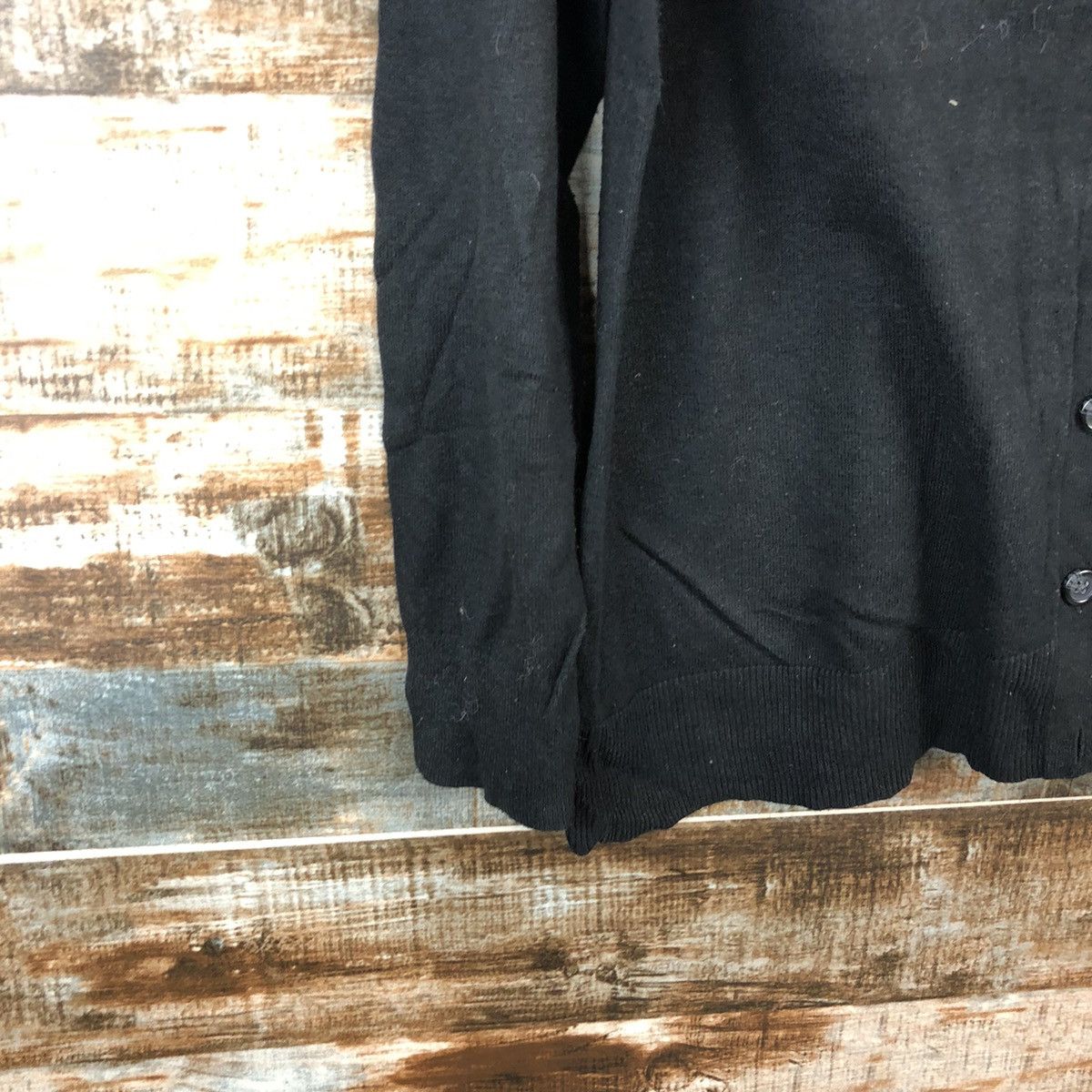 Vintage DL Gap Black Cardigan Knitwear #C444 Size US L / EU 52-54 / 3 - 7 Thumbnail