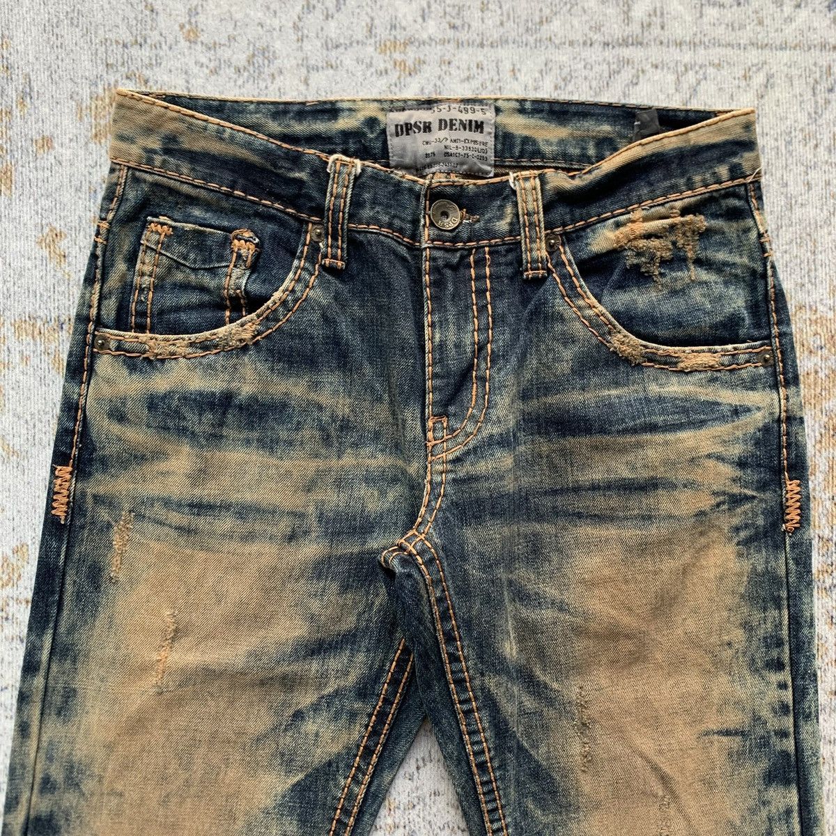 Japanese Brand Rare Japanese Brand DPSR Mud Wash Distressed Jeans Size US 32 / EU 48 - 2 Thumbnail