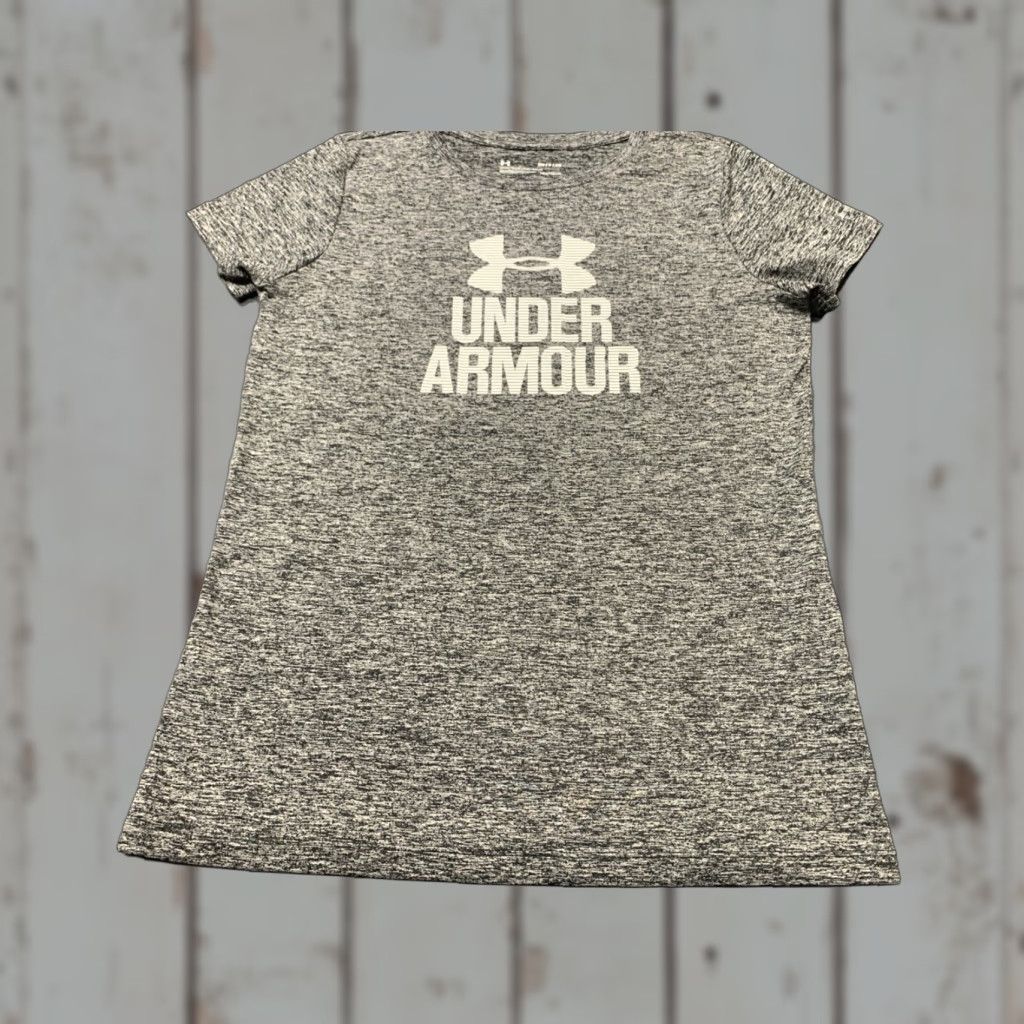 Under Armour Under Armour Women’s Gray Logo T-Shirt Short Sleeve Size Small Activewear Menswear Size S / US 4 / IT 40 - 1 Thumbnail