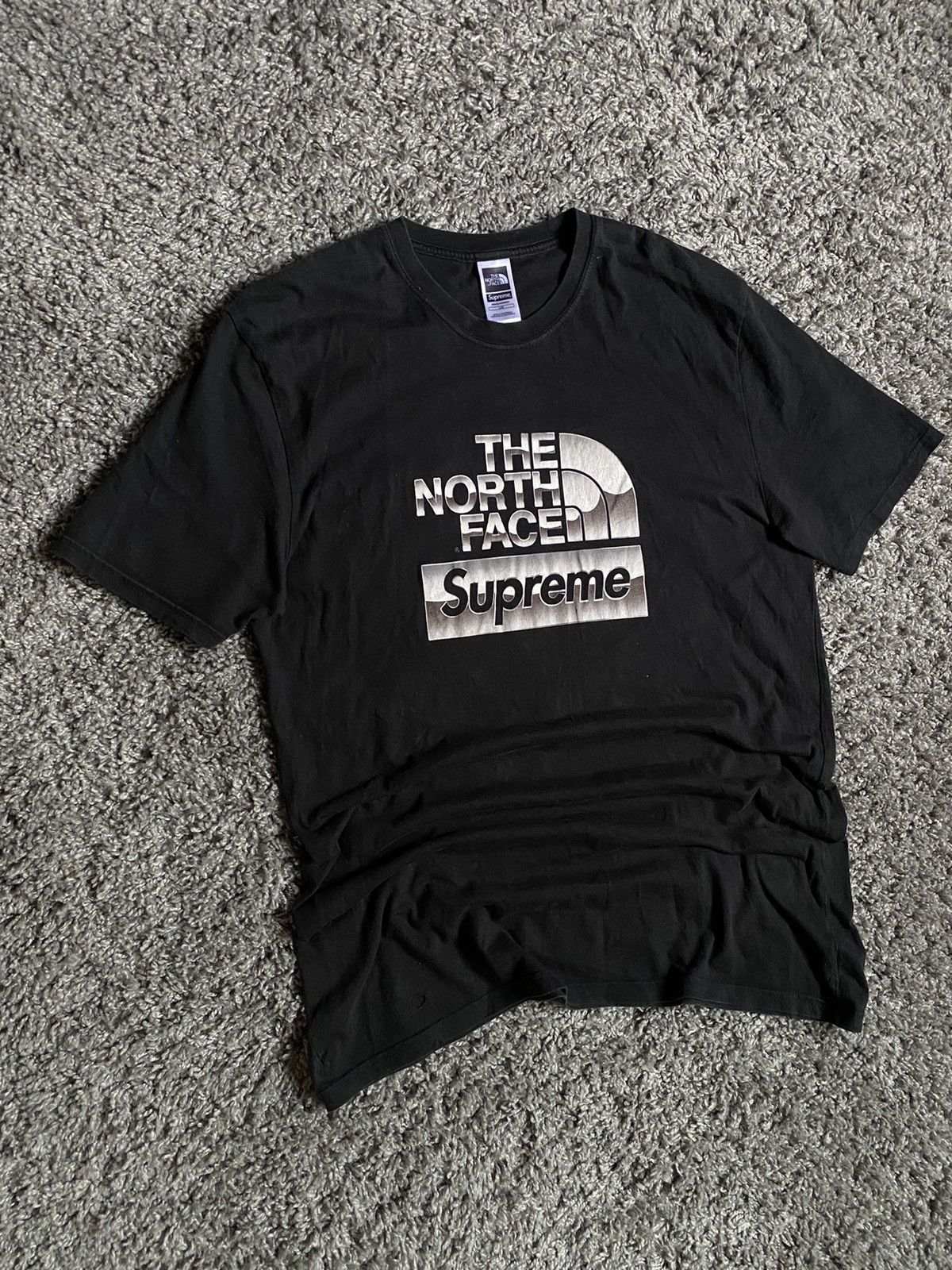 Supreme 🦍THE NORTH FACE X SUPREME OVERSIZE BIG LOGO T-SHIRT