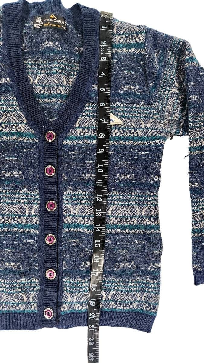 Other Monte Carlo Alpha Collection Wool Blend Cardigan Womens Smal Size S / US 4 / IT 40 - 6 Thumbnail