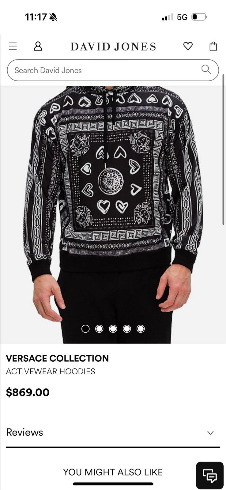 Versace VERSACE hoodie study REAL TAPE MEASUREMENTS IN PHOTOS PROPE Size US S / EU 44-46 / 1 - 23 Thumbnail
