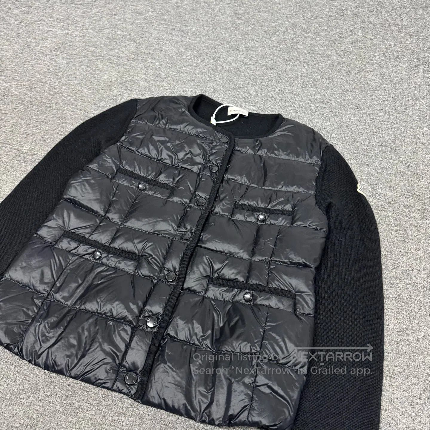 Moncler Moncler Cardigan knit patchwork down jacket coat| Size S / US 4 / IT 40 - 4 Thumbnail