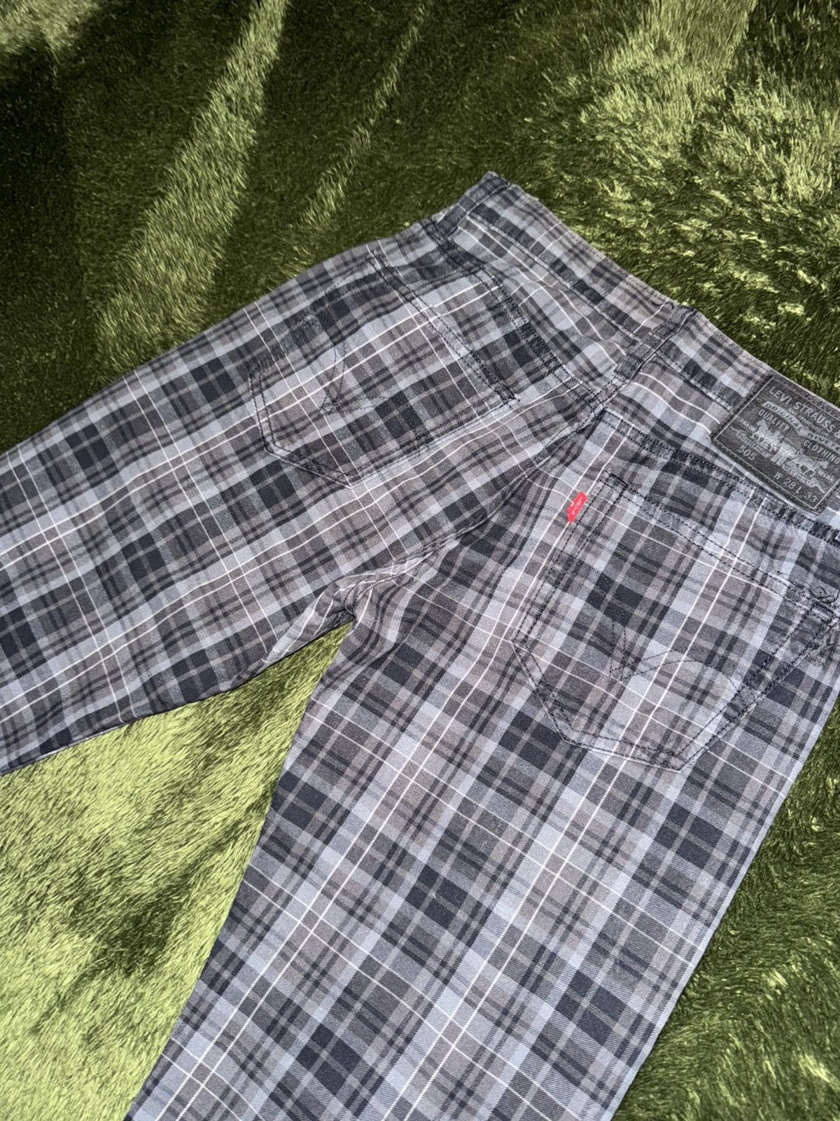 Levi's [W28/L33] Levi’s 505 Plaid Check Black Label Cotton Pants Size US 28 / EU 44 - 7 Thumbnail