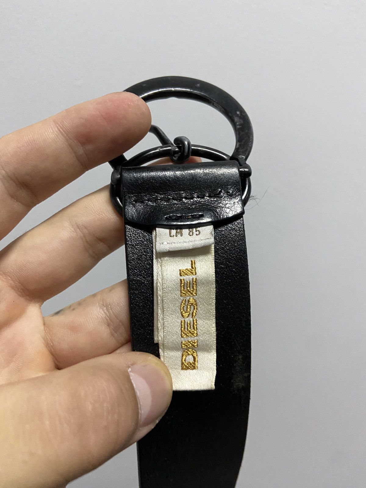Diesel Diesel Belt Vintage buckle logo leather Size ONE SIZE - 4 Thumbnail