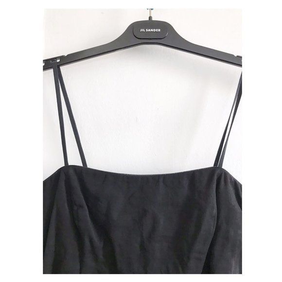 Jil Sander Vintage Jil Sander Black Cotton Chiffon Minimalist Dress D40 Size M / US 6-8 / IT 42-44 - 5 Thumbnail