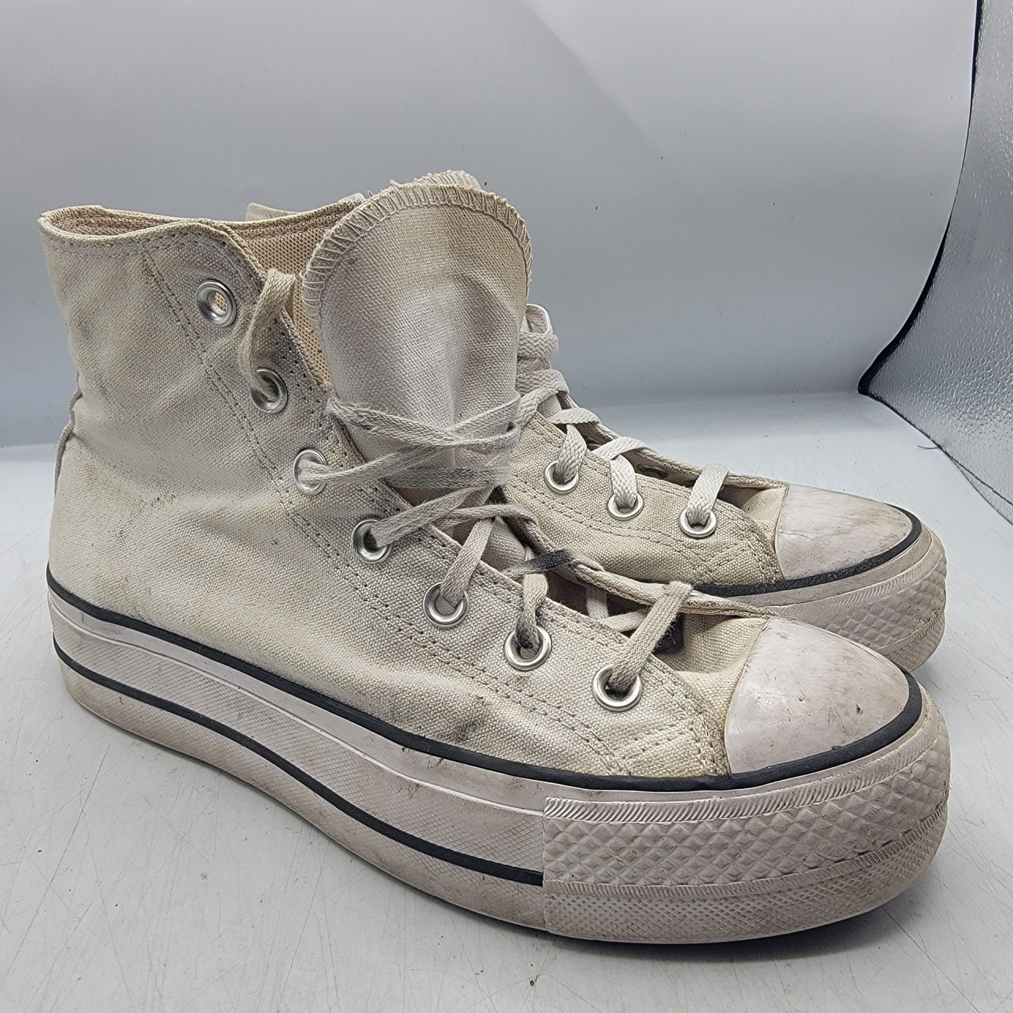 Converse Converse Chuck Taylor All Star Platform High Womens 7.5 Whit Size US 7.5 / IT 37.5 - 1 Thumbnail