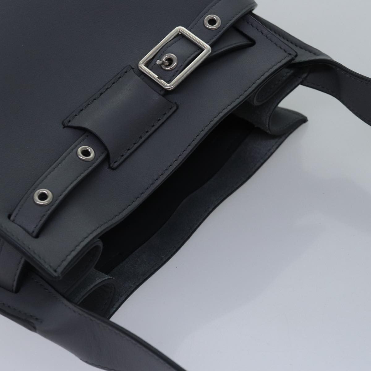 Celine CELINE Big Bag Shoulder Bag Leather Gray Size ONE SIZE - 6 Thumbnail